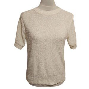 Jantzen Textured Short Sleeve Sweater